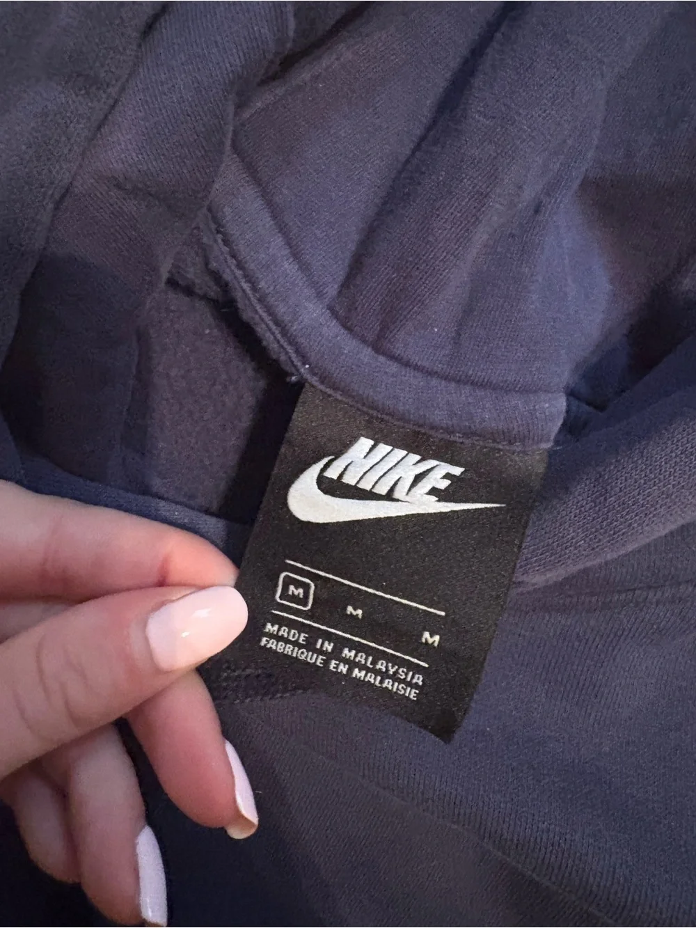Nike Navy Pullover Hoodie Size M